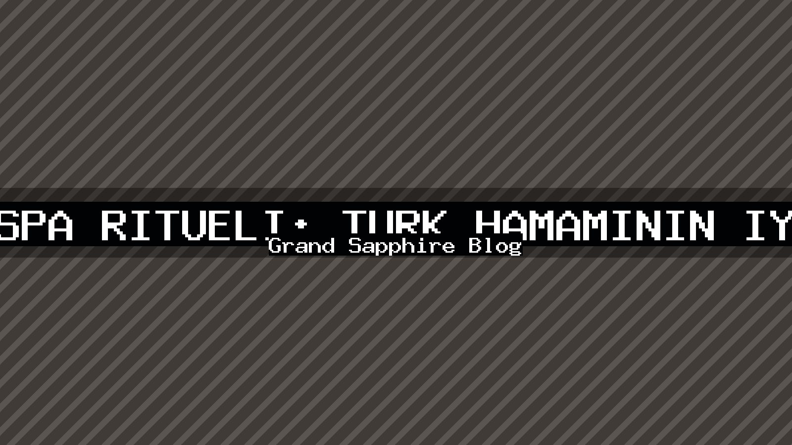 Kış Spa Ritüeli: Türk Hamamının İyileştirici Gücü